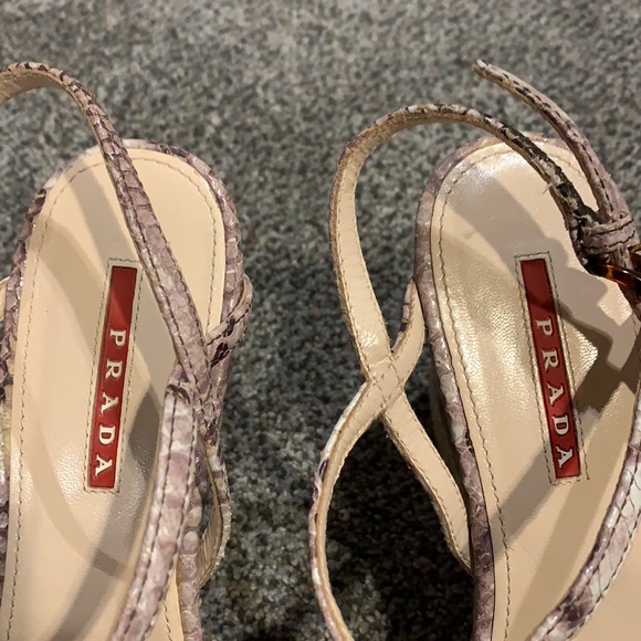Prada snakeskin wedges - Picture 4 of 6